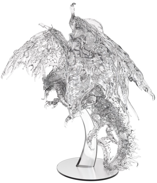 Red Ghost Dragon - Unpainted - D&D Nolzurs